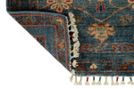 3x10 Navy and Multicolor Turkish Tribal Rug