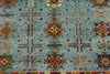 4x6 Light Blue and Multicolor Anatolian Tribal Rug