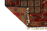 3x9 Multicolor and Red Anatolian Traditional Runner
