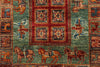 3x8 Red and Green Anatolian Traditional Runner