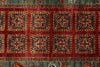 3x8 Red and Green Anatolian Traditional Runner