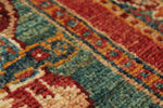 3x8 Red and Green Anatolian Traditional Runner