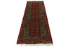 3x8 Red and Green Anatolian Traditional Runner