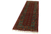 3x8 Red and Green Anatolian Traditional Runner