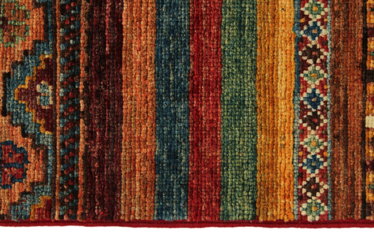 3x10 Brown and Multicolor Tribal Runner