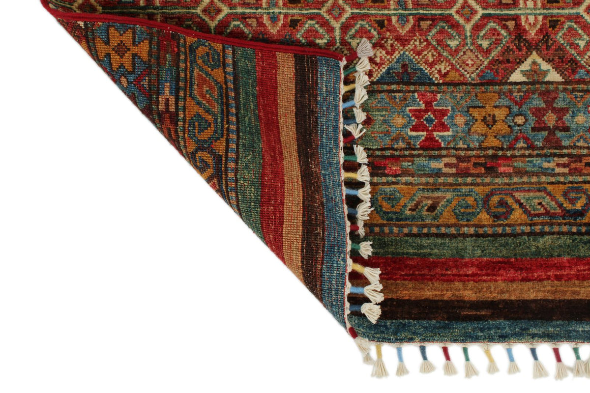 3x10 Brown and Multicolor Tribal Runner