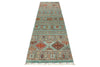 3x11 Light Blue and Multicolor Tribal Runner