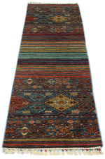 2x8 Multicolor and Multicolor Tribal Runner