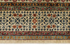 6x8 Ivory and Multicolor Turkish Tribal Rug