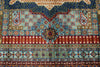 9x12 Turquoıse and Red Turkish Tribal Rug