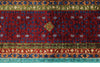 9x12 Turquoıse and Red Turkish Tribal Rug