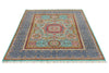 5x7 Turquoıse and Gray Turkish Tribal Rug