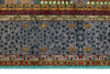 5x7 Turquoıse and Gray Turkish Tribal Rug