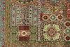 6x8 Multicolor and Gray Turkish Tribal Rug