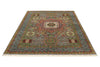 6x8 Multicolor and Gray Turkish Tribal Rug