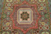 6x8 Multicolor and Gray Turkish Tribal Rug