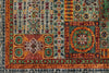 6x8 Multicolor and Gray Turkish Tribal Rug