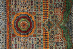 6x8 Multicolor and Gray Turkish Tribal Rug