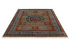 6x8 Multicolor and Gray Turkish Tribal Rug