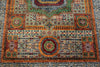 6x8 Multicolor and Gray Turkish Tribal Rug