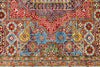 6x8 Multicolor and Light Blue Turkish Tribal Rug