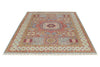 6x8 Multicolor and Light Blue Turkish Tribal Rug