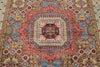 6x8 Multicolor and Light Blue Turkish Tribal Rug