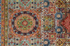 6x8 Multicolor and Blue Turkish Tribal Rug