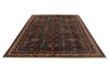 9x12 Brown and Ivory Kazak Tribal Rug