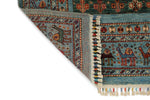 6x8 Mustard and Multicolor Tribal Rug