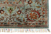 8x10 Light Blue and Multicolor Turkish Tribal Rug