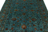 6x8 Blue and Multicolor Tribal Rug