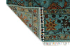 6x8 Blue and Multicolor Tribal Rug