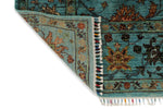 6x8 Blue and Multicolor Tribal Rug