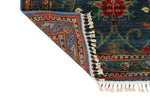 3x10 Blue and Multicolor Turkish Tribal Runner
