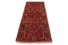3x8 Red and Multicolor Turkish Tribal Runner