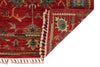 3x8 Red and Multicolor Turkish Tribal Runner