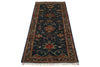 3x7 Blue and Multicolor Turkish Tribal Runner