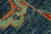 3x7 Blue and Multicolor Turkish Tribal Runner