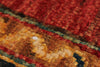 10x13 Multicolor and Red Turkish Tribal Rug