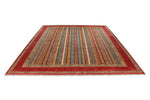 9x12 Red and Multicolor Turkish Tribal Rug