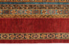 9x12 Red and Multicolor Turkish Tribal Rug