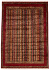 7x10 Red and Multicolor Turkish Tribal Rug