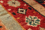 7x10 Red and Multicolor Turkish Tribal Rug