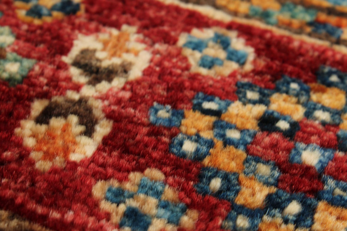 3x10 Brown and Multicolor Tribal Runner