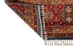 2x7 Light Blue and Multicolor Tribal Runner