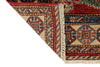3x7 Red and Ivory Kazak Tribal Runner