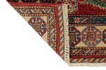 3x7 Red and Ivory Kazak Tribal Runner