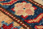 9x12 Navy and Ivory Kazak Tribal Rug