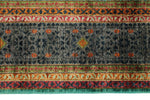 8x10 Green and Gray Turkish Tribal Rug